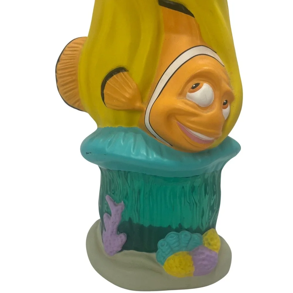 Rare Finding Nemo Bubble Bath Disney Pixar Vintage Empty Bottle 2003 Coral Reef